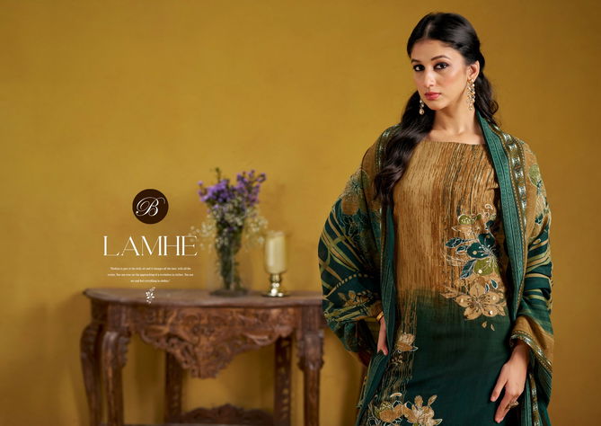 Lamhe By Belliza Viscose Rayon Digital Printed Dress Material Wholesale Shop In Surat